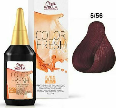 Wella Color Fresh 5/56 Light Brown Red 75ml