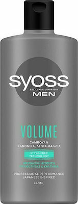 Syoss Men Volume Σαμπουάν Όγκου για Κανονικά Μαλλιά 440ml