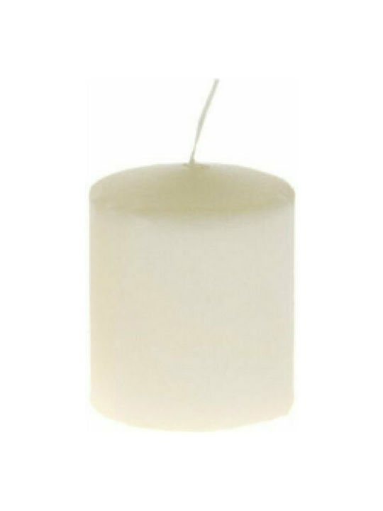 Iliadis Decorative Candle Cream 96gr 1pcs