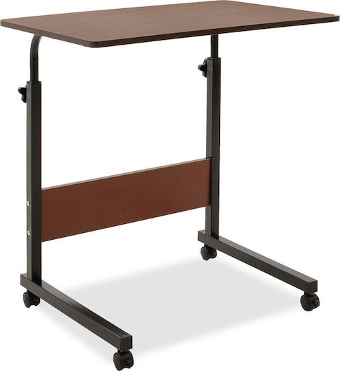 Desk Piper with Adjustable Height 60x40x69cm Walnut-Black Desk Piper with Adjustable Height 60x40x69cm Walnut-Black