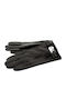 Schwarz Leder Handschuhe