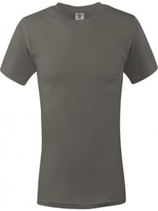 Keya Men's Short Sleeve Promotional T-Shirt Khaki