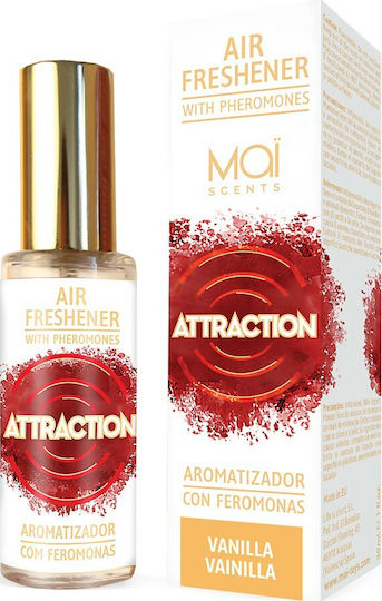 Mai Attraction Air Freshener Perfume with Pheromones in Spray with Scent Vanilla 30ml
