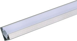 V-TAC External Angular LED Strip Aluminum Profile with Opal Cover 200x1.9x1.9cm