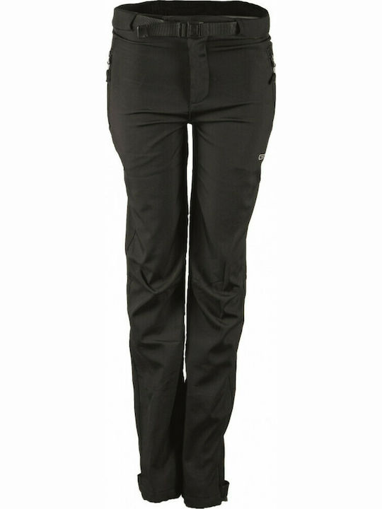 6001 L Pantaloni de munte pentru femei, negri, din material softshell