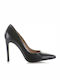 Fardoulis Leder Pumps mit Stiletto-Absatz Schwarz