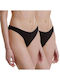 Bamboo Women's Brazil 2Pack Black