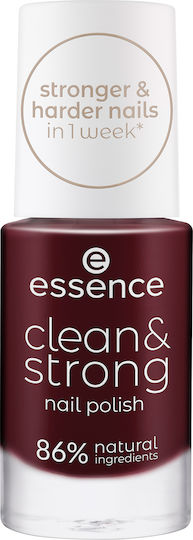 Essence Clean & Strong Polish Glazed / Pearl Βερνίκι Νυχιών 06 Vibrant Magma 8ml