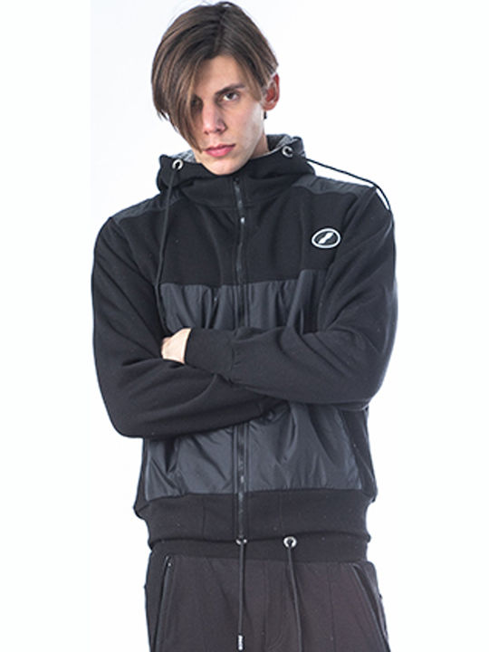 202503 Sweatshirt für Herren mit Kapuze Schwarze