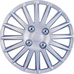 Bormann Car Hubcap Set Royal 15" 4pcs Silver