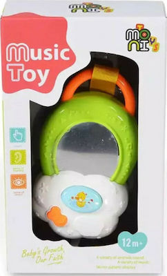 Moni Baby Toy Καθρέφτης with Music for 12++ Months