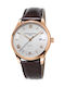 Frederique Constant Watch Battery with Brown Leather Strap FC-303MV5B4