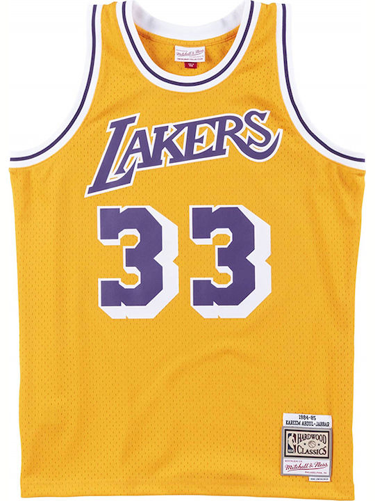 Los Angeles Lakers Abdul-Jabbar Swingman Men's Basketball Fan Jersey