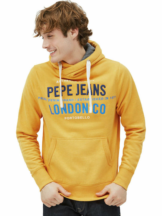 Pepe Jeans Neville Cardigan with Yellow Hood