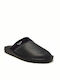 Boxer Men's Leather Slippers Black