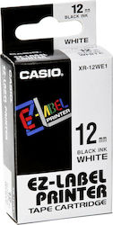 Casio XR-12WE1 Compatible Ribbon Ink Cartridge for Casio Schwarz 1Stück (XR-12)