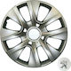 Croatia Cover Car Hubcap Set Peugeot 208 with Peugeot Emblem 15" 4pcs Silver