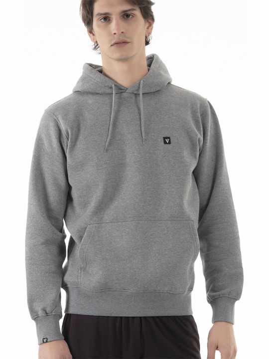 Magnetic North Herren Sweatshirt mit Kapuze und Taschen Gray