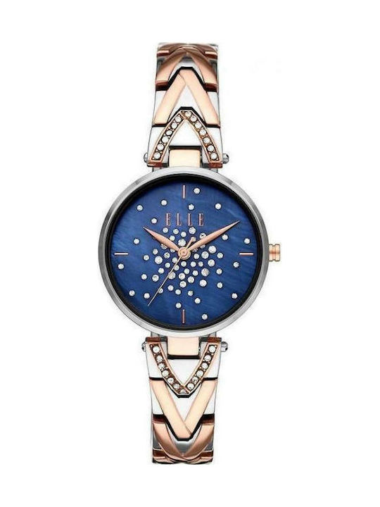 Elle Time & Jewelry Uhr mit Rose Gold Metallarmband ELL21042