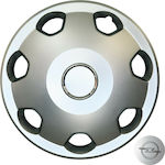 Croatia Cover Car Hubcap Set Opel Corsa C/Agila with Opel Emblem 13" 4pcs Silver