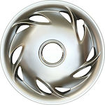 Croatia Cover Car Hubcap Set Universal 13" 4pcs Silver