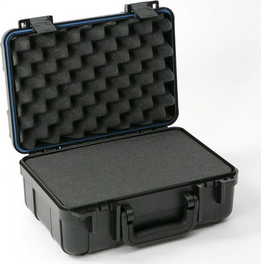UK Kinetics UltraCase 613 Waterproof Suitcase Waterproof Case with Protective Foam Panel Black
