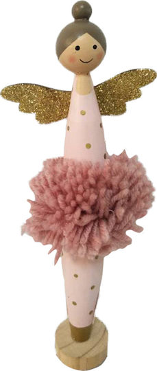 InTheBox Weihnachtliche Figur Cherub Rosa Länge 9.5cm