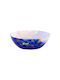 WM Collection Glass Cigarette Ashtray Blue 13x5cm