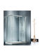 Starlet Corner Entry Καμπίνα Ντουζιέρας με Συρόμενη Πόρτα 100x70x180cm Clear Glass
