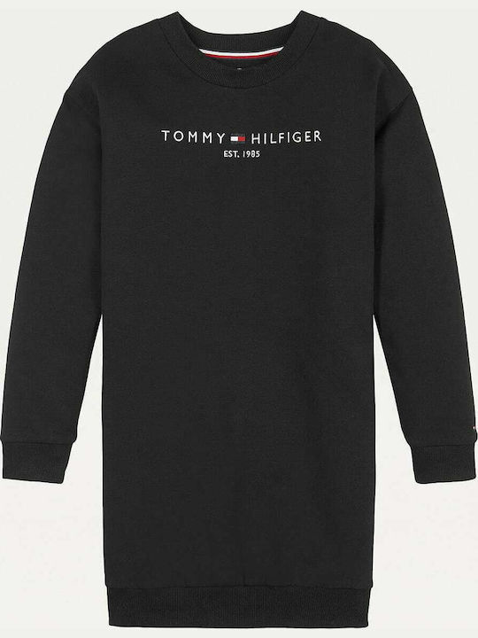 Tommy Hilfiger Essential Παιδικό Φόρεμα Φούτερ ...