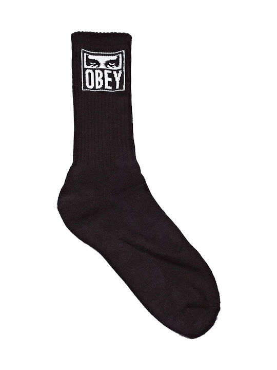 Obey Eyes Icon Herren Socken Schwarz 1Pack