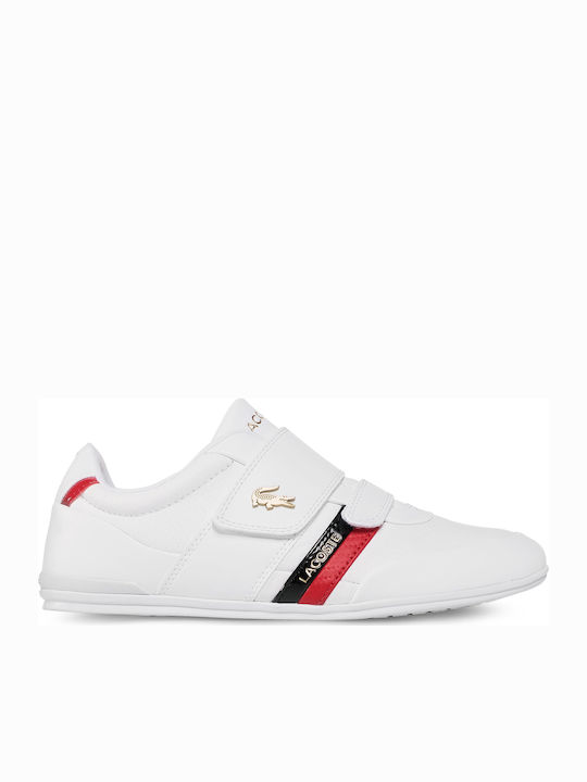 Lacoste Misano Strap 0120 1 CMA Ανδρικά Sneakers Λευκά