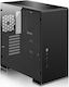 Jonsbo U5 Gaming Middle Tower Carcasă PC Cu Deschidere Laterală Neagră