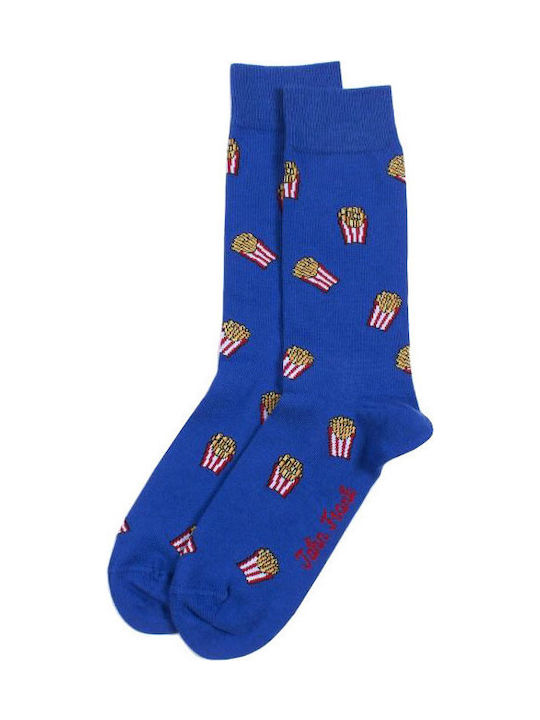 John Frank Popcorn Bărbați Șosete cu Model Multicolor 1Pachet