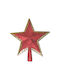 Christmas Christmas Tree Topper Ornament Red 19cm