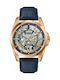 Bulova Sutton Automatic Watch with Leather Strap Blue