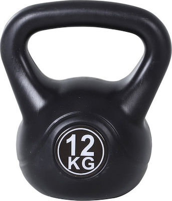 HomCom Kettlebell of PVC 12kg Black