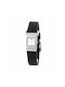 Laura Biagiotti Watch with Black Leather Strap LB0007L-SV