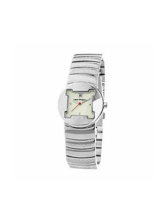 Laura Biagiotti Watch with Silver Metal Bracelet LB0050L-03