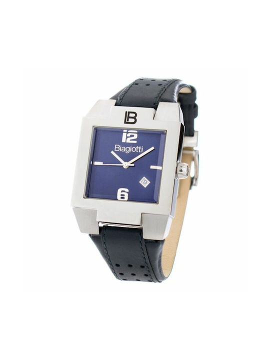 Laura Biagiotti Watch with Black Leather Strap LB0035M-02