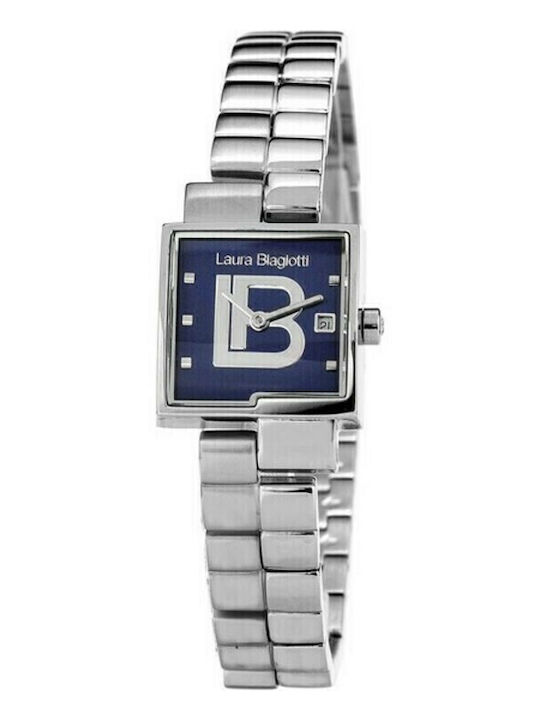 Laura Biagiotti Damen Uhr mit Silber Metallarmband