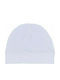 Kids Beanie Fabric White for Newborn