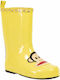 Kids Wellies Paul Face Yellow