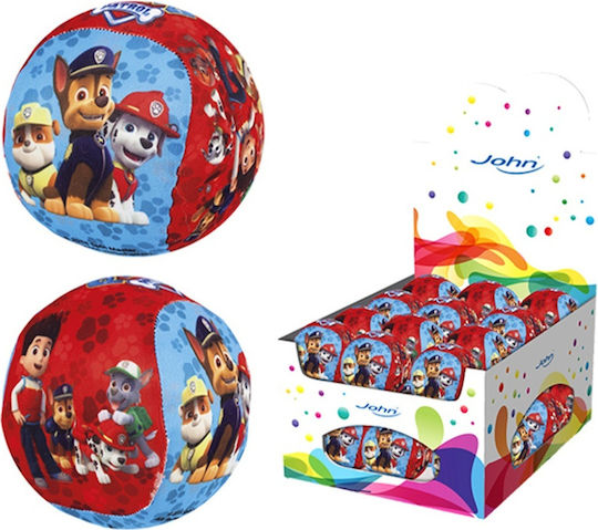 John Soft balls Paw Patrol with bell Kids Softball Multicolour 10cm.