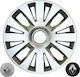 Croatia Cover Auto Radkappen Set mit Marke Renault 4Stück 15" Silber
