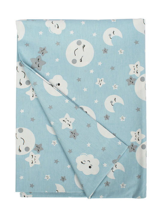 Dimcol Baby Bettbezug Smile 81 Blue 120x160cm.