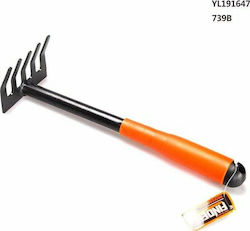 Finder 191647 Hand Bow Rake with Handle with 5 Teeth