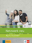 Netzwerk Neu A2.1 Kurs- Und Übungsbuch, mit Audios und Videos Online