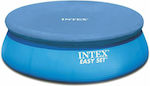 Intex Sun Protective Round Pool Cover Easy Set με Σκελετό 457cm
