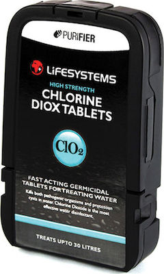 Lifesystems Chlorine Dioxide Tablets Δισκία Εξουδετέρωσης Χλωρίνης